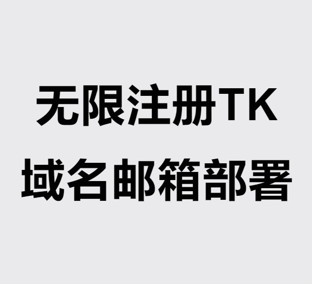 无限注册TK号/域名邮箱部署（站长语音+远程教学）